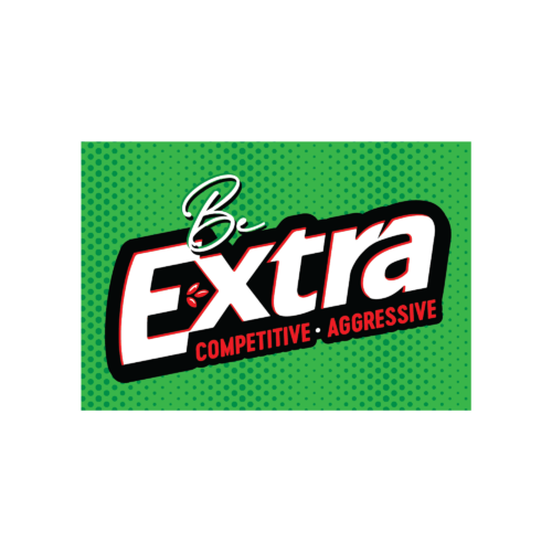Be Extra: Team Motivational Stickers (set of 24) Be Extra Green Feature