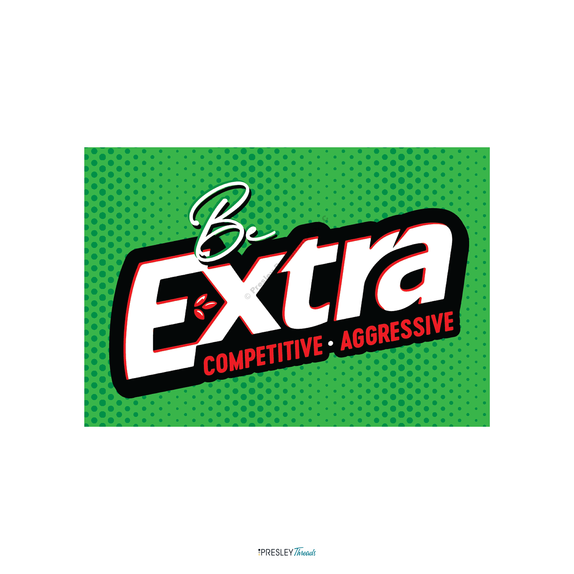 Be Extra: Team Motivational Stickers (set of 24) Be Extra Green Feature