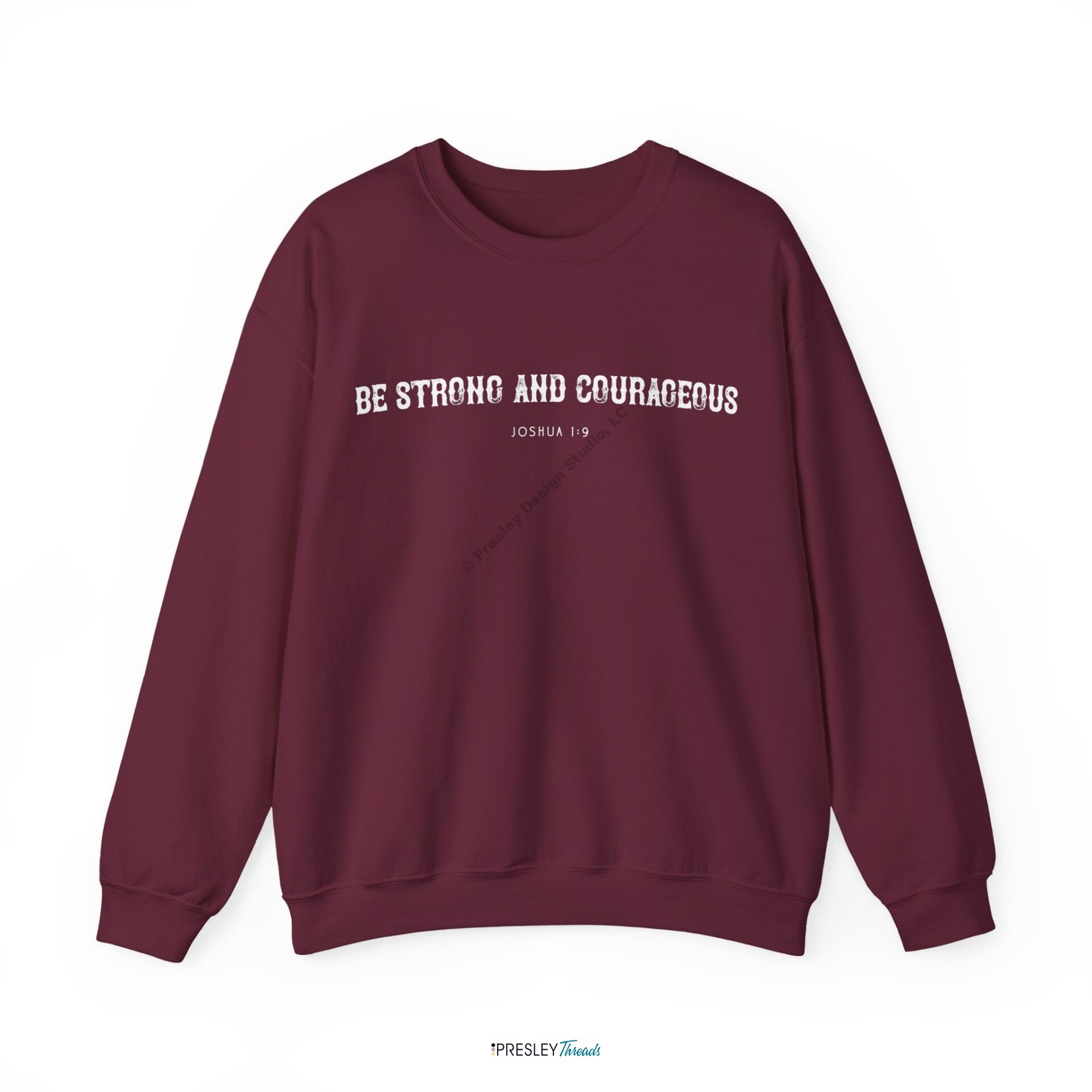 Be Strong and Courageous – Joshua 1:9 | Unisex Heavy Blend™ Crewneck Sweatshirt Be Strong and Courageous - Joshua 1:9 | Unisex Heavy Blend™ Crewneck Sweatshirt - Image 3