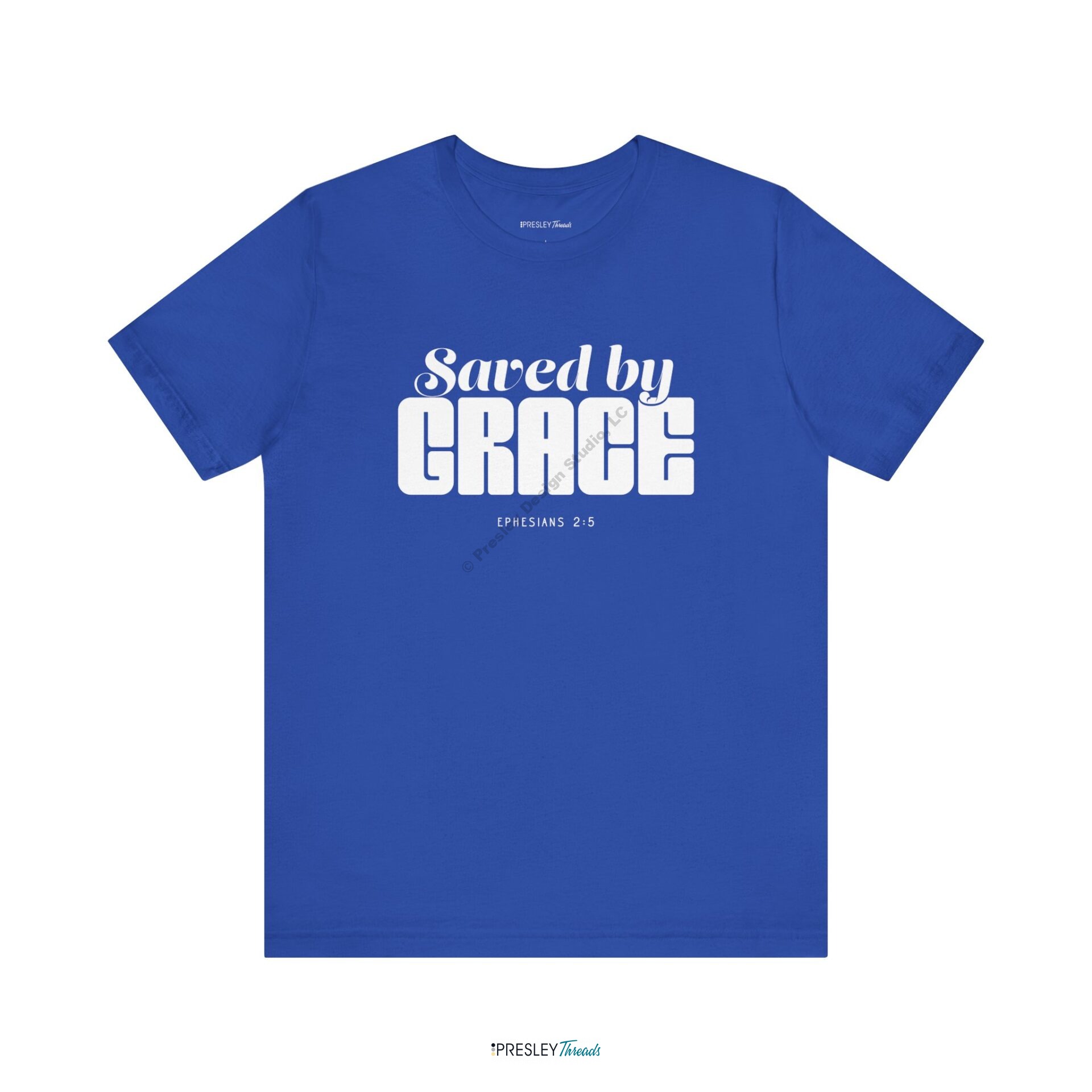 Saved by Grace | Unisex Jersey Short Sleeve Tee Saved by Grace | Unisex Jersey Short Sleeve Tee - Image 5