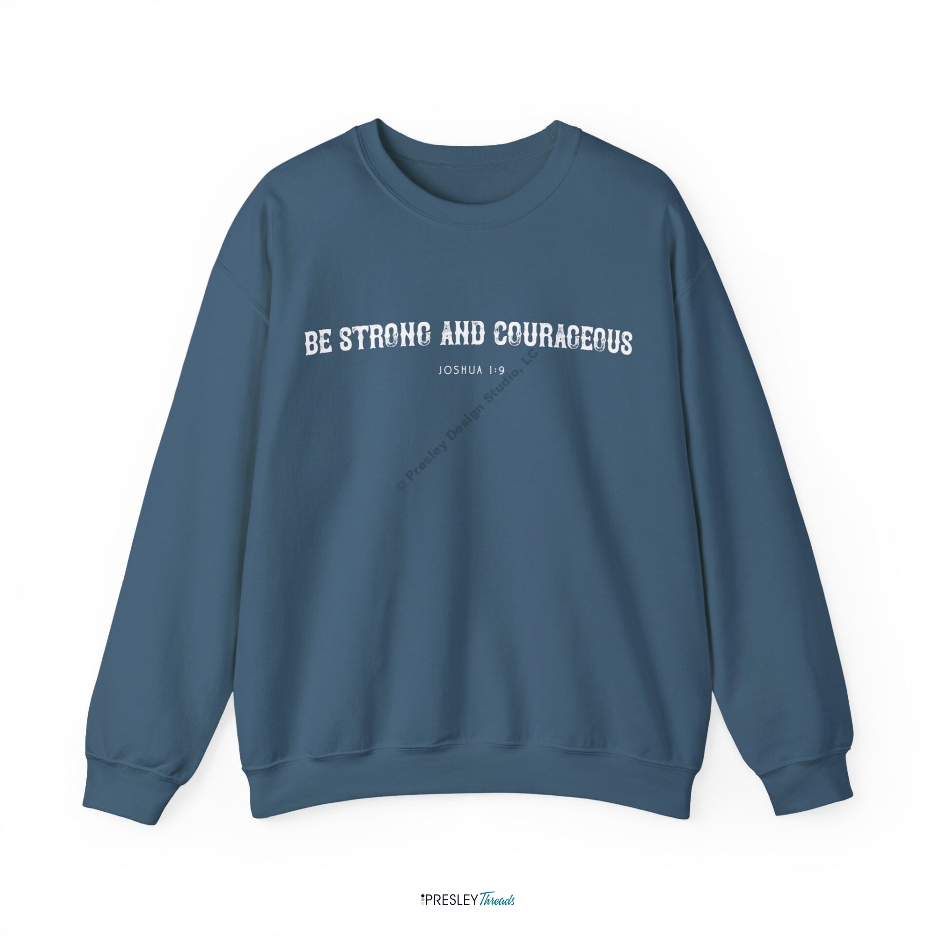 Be Strong and Courageous – Joshua 1:9 | Unisex Heavy Blend™ Crewneck Sweatshirt Be Strong and Courageous - Joshua 1:9 | Unisex Heavy Blend™ Crewneck Sweatshirt
