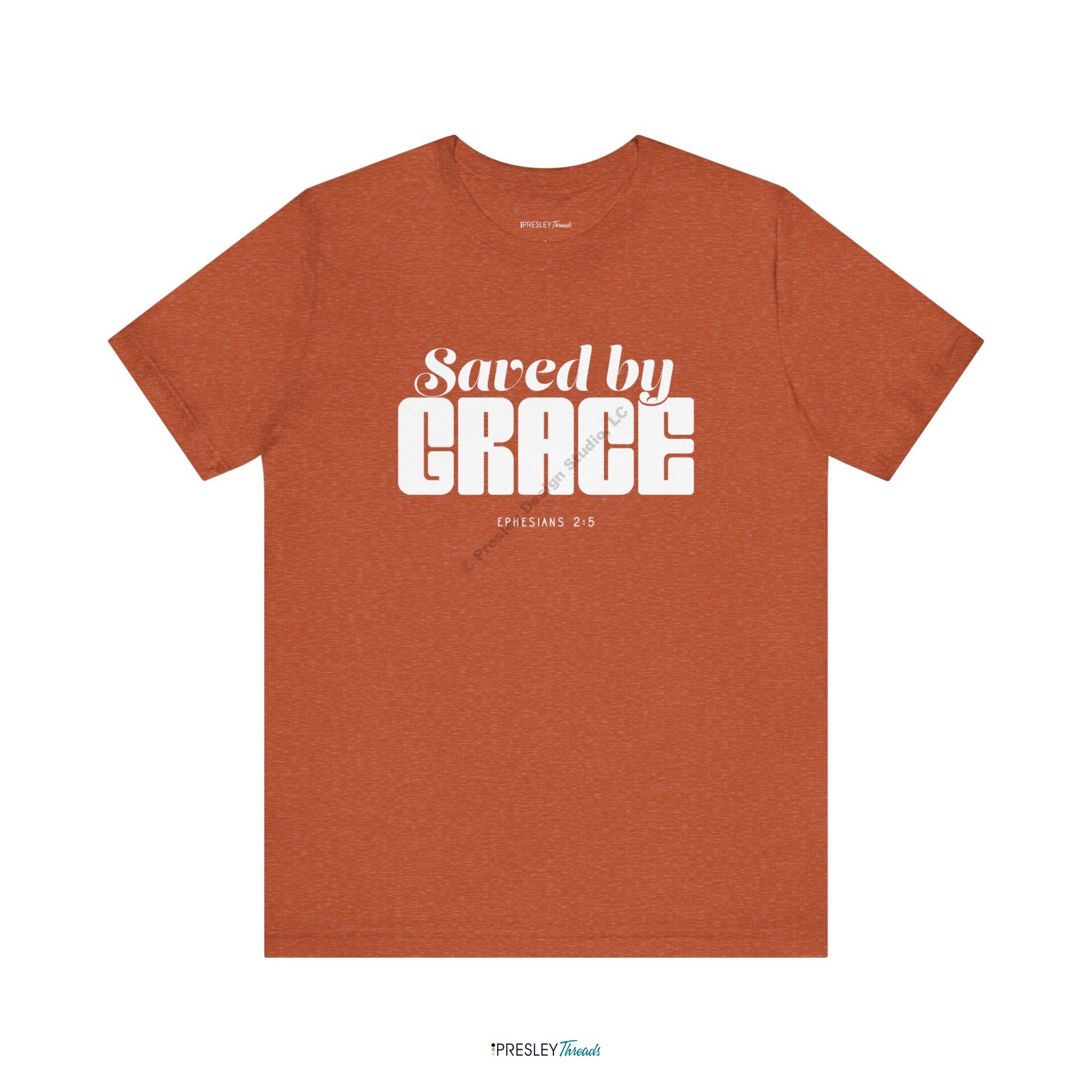 Saved by Grace | Unisex Jersey Short Sleeve Tee Saved by Grace | Unisex Jersey Short Sleeve Tee - Image 2