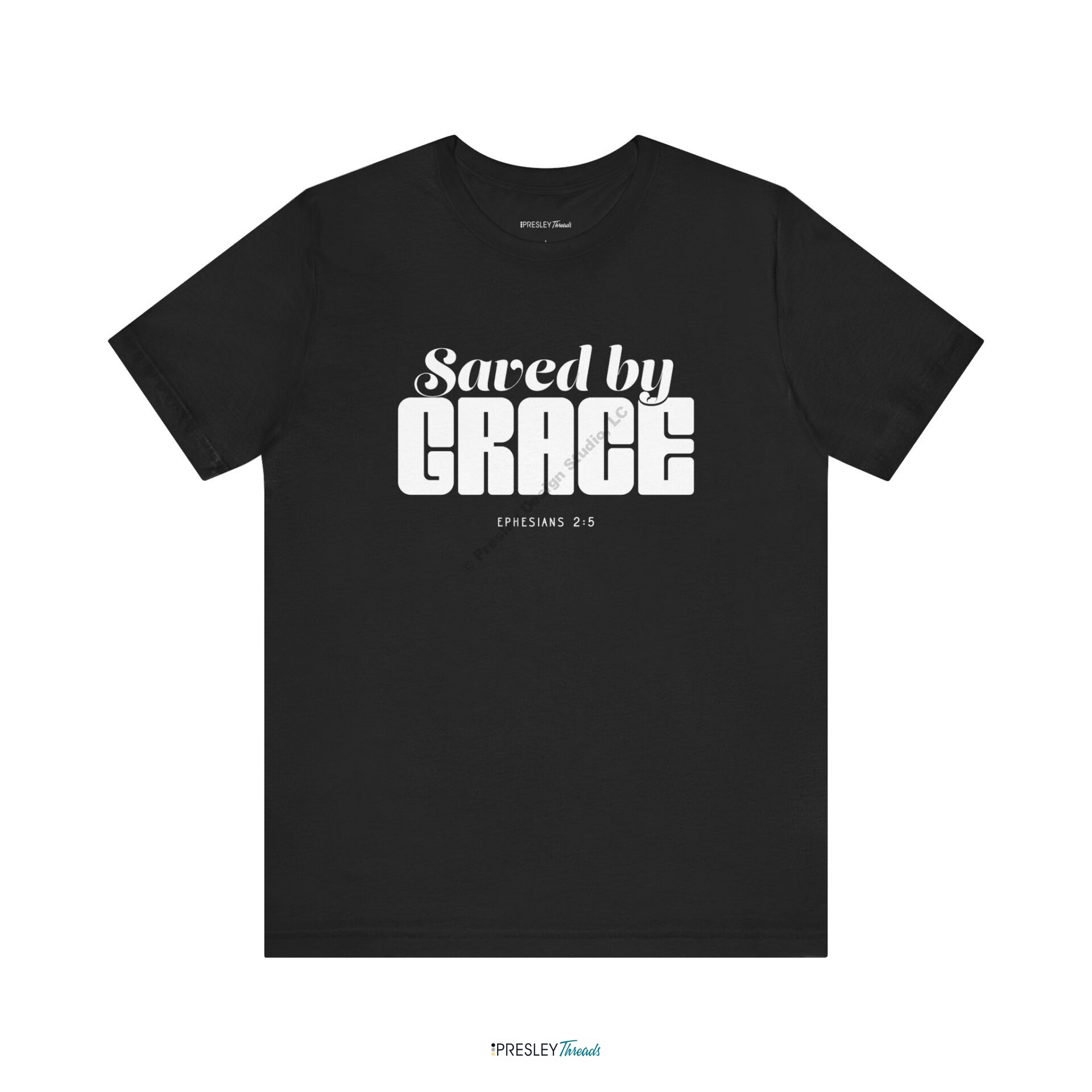 Saved by Grace | Unisex Jersey Short Sleeve Tee Saved by Grace | Unisex Jersey Short Sleeve Tee - Image 4