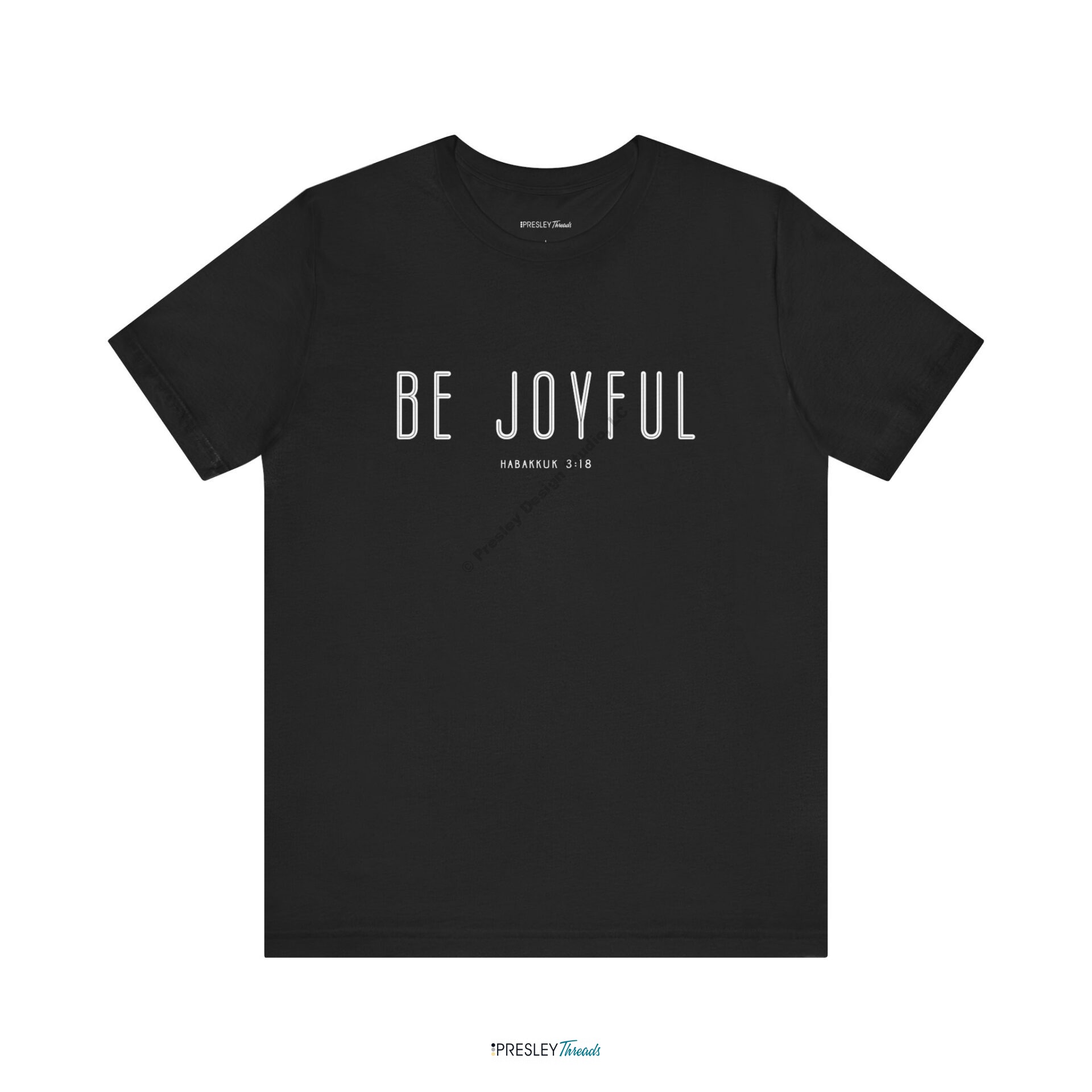 Be Joyful – Habakkuk 3:18 | Unisex Jersey Short Sleeve Tee Be Joyful - Habakkuk 3:18 | Unisex Jersey Short Sleeve Tee - Image 3