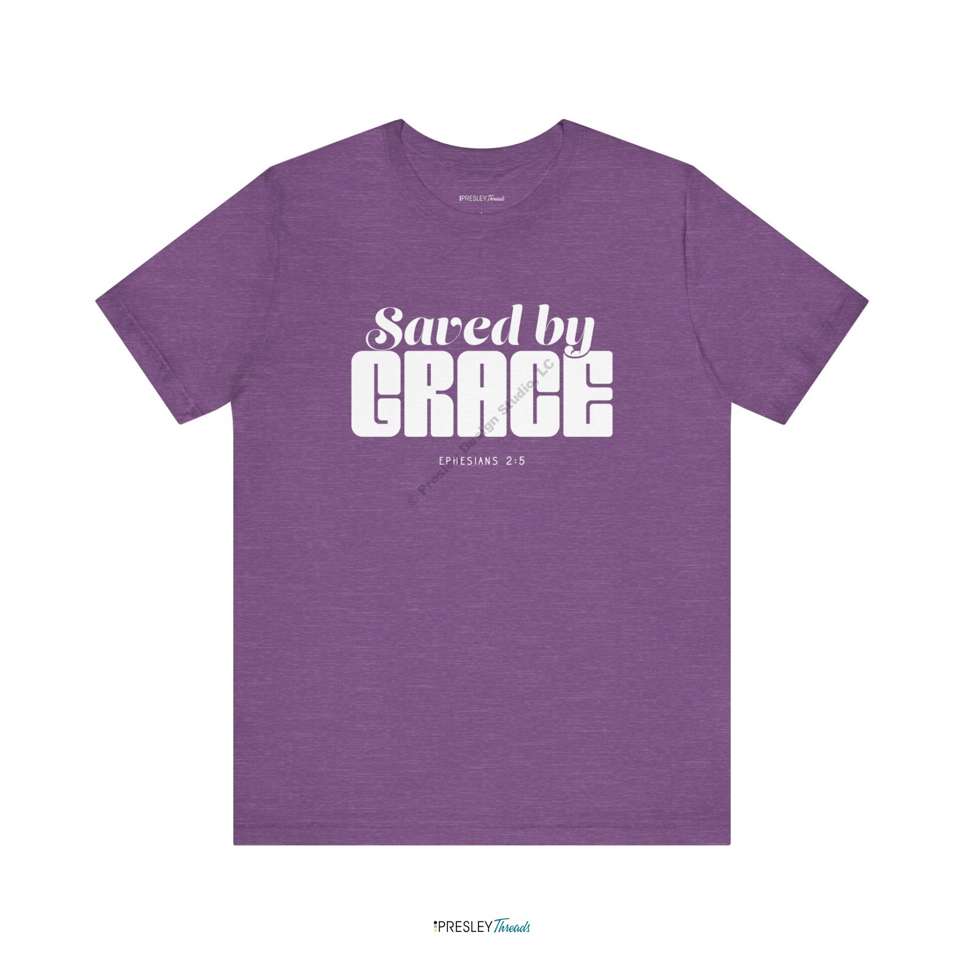 Saved by Grace | Unisex Jersey Short Sleeve Tee Saved by Grace | Unisex Jersey Short Sleeve Tee - Image 8