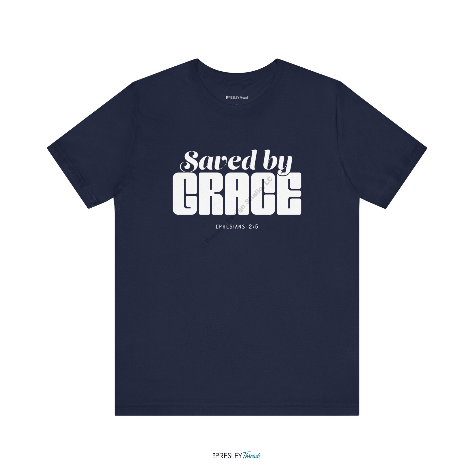 Saved by Grace | Unisex Jersey Short Sleeve Tee Saved by Grace | Unisex Jersey Short Sleeve Tee - Image 7