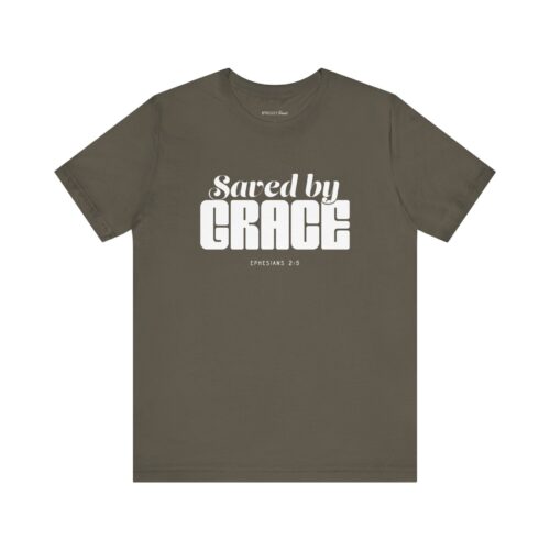Saved by Grace | Unisex Jersey Short Sleeve Tee Saved by Grace | Unisex Jersey Short Sleeve Tee