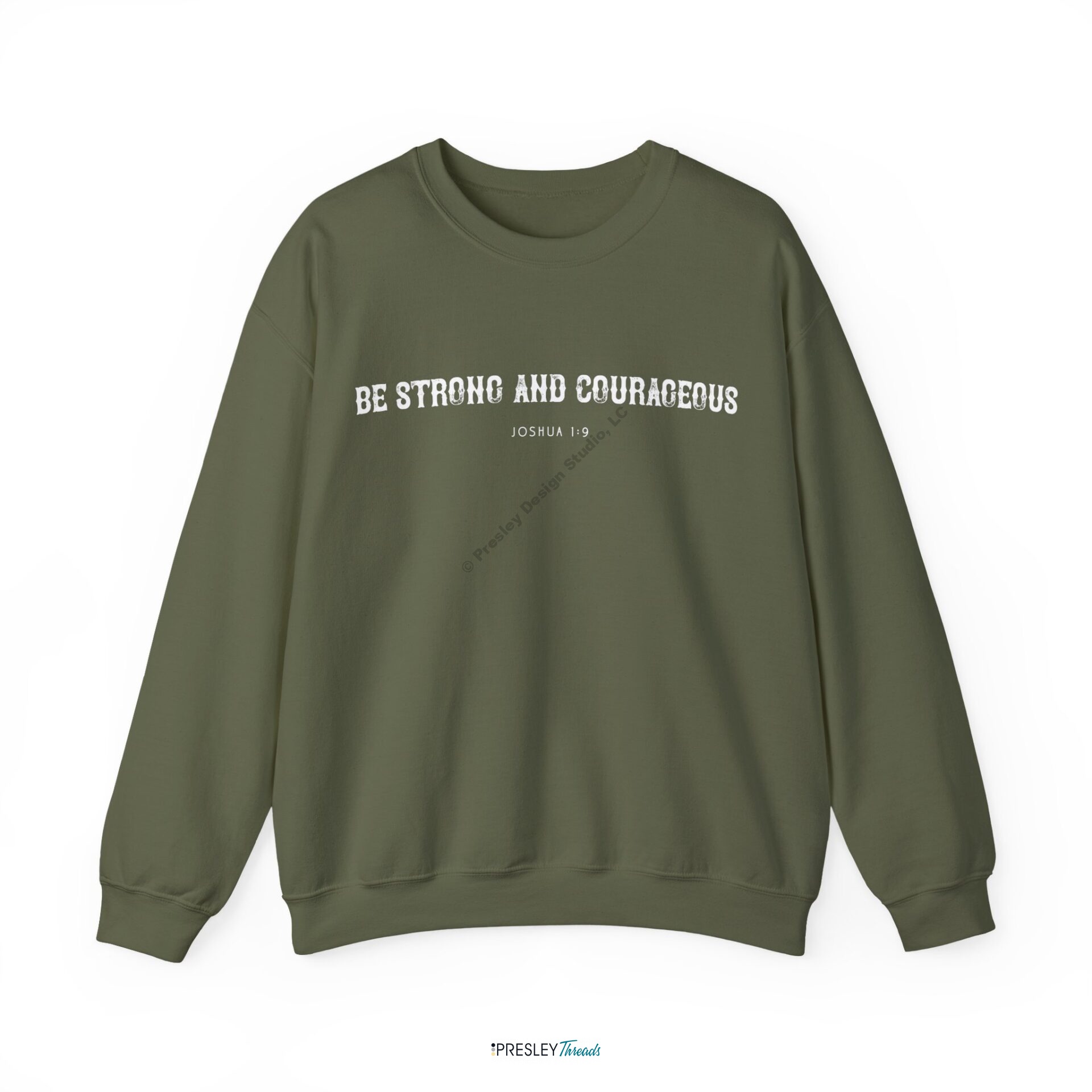 Be Strong and Courageous – Joshua 1:9 | Unisex Heavy Blend™ Crewneck Sweatshirt Be Strong and Courageous - Joshua 1:9 | Unisex Heavy Blend™ Crewneck Sweatshirt - Image 4