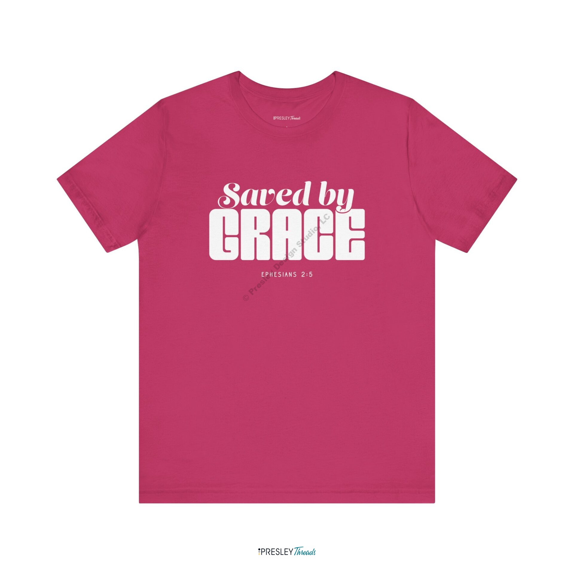 Saved by Grace | Unisex Jersey Short Sleeve Tee Saved by Grace | Unisex Jersey Short Sleeve Tee - Image 9