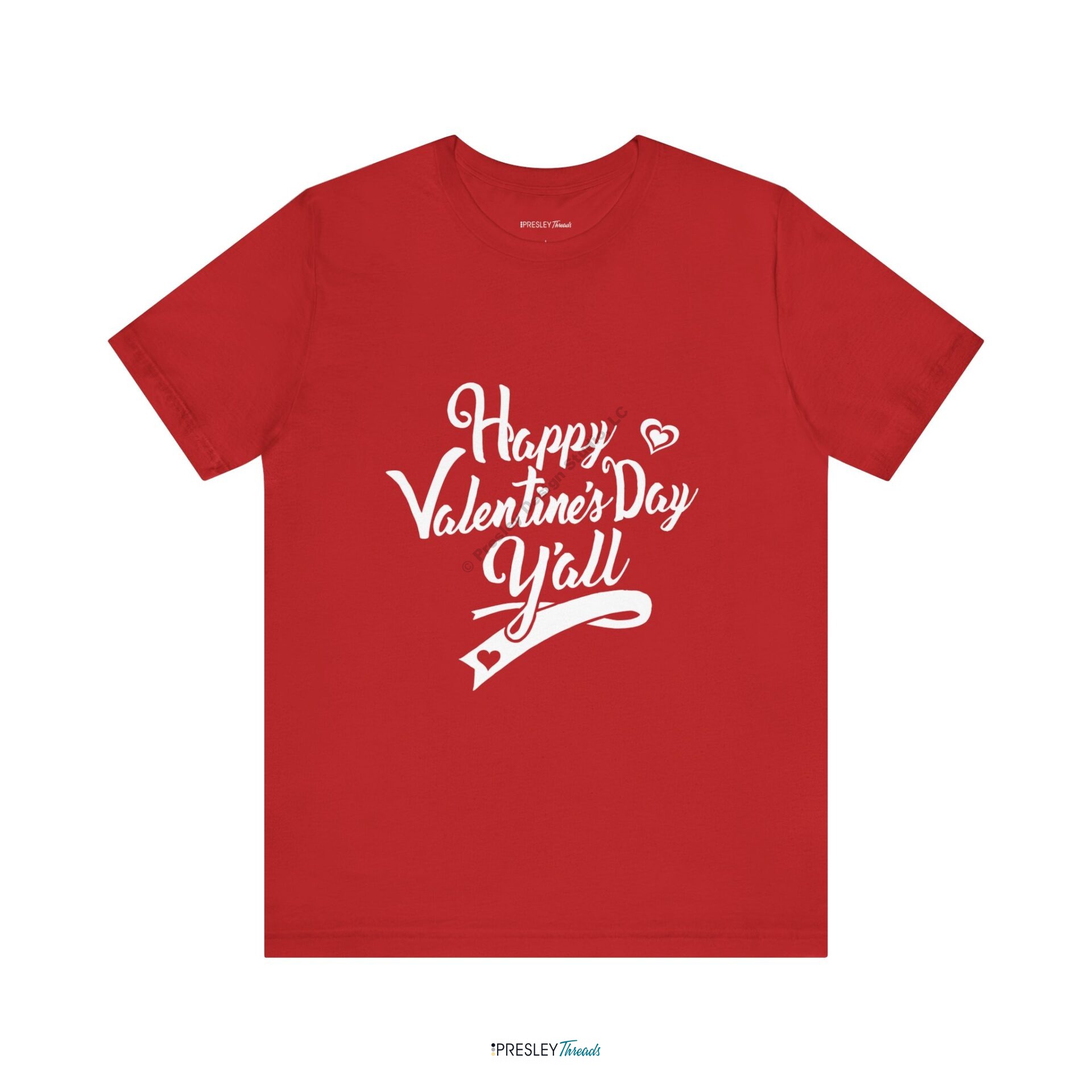 Happy Valentine’s Day Y’all | Unisex Jersey Short Sleeve Tee Happy Valentine's Day Y'all | Unisex Jersey Short Sleeve Tee - Image 4