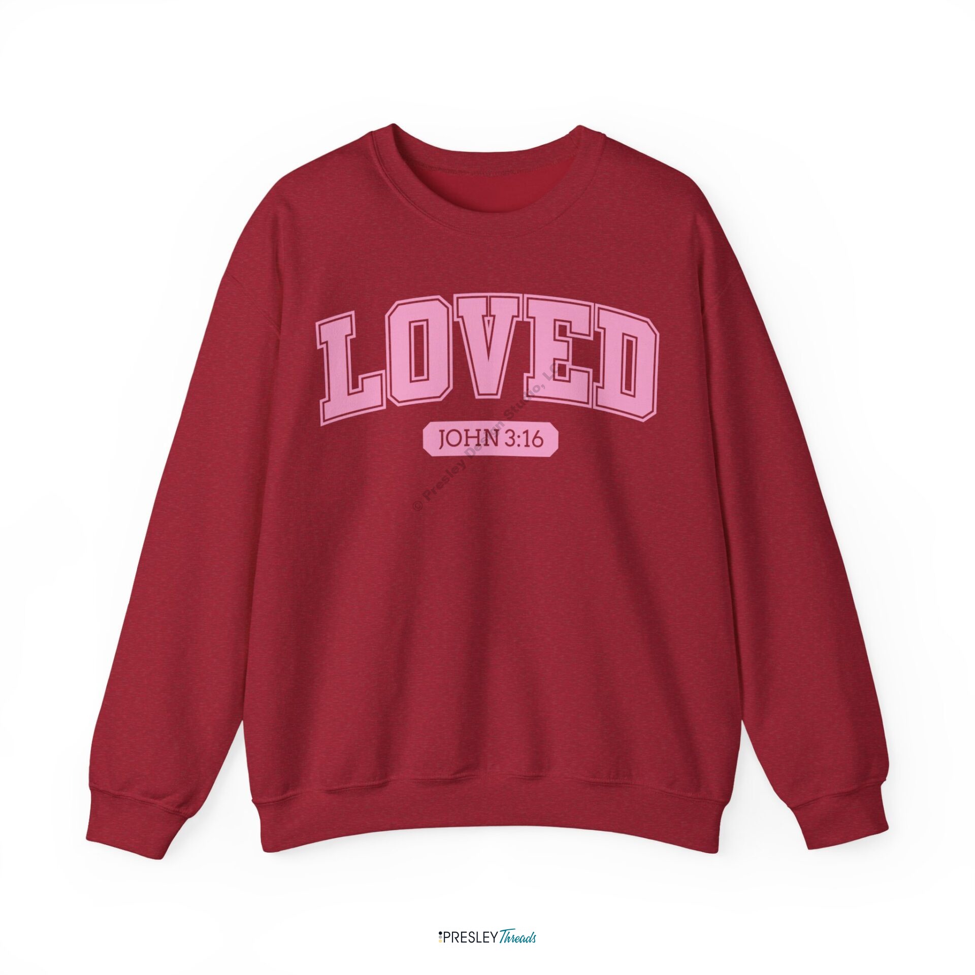 LOVED – John 3:16 | Unisex Heavy Blend™ Crewneck Sweatshirt LOVED - John 3:16 | Unisex Heavy Blend™ Crewneck Sweatshirt - Image 5