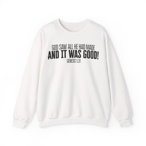 Genesis 1:31 | Unisex Heavy Blendâ„¢ Crewneck Sweatshirt Genesis 1:31 | Unisex Heavy Blendâ„¢ Crewneck Sweatshirt 2